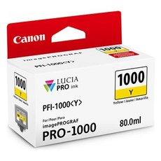 Canon originln ink PFI-1000 Y, 0549C001, yellow, 3365str., 80ml, -