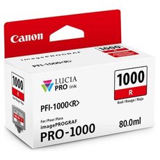 Canon originln ink PFI-1000 R, 0554C001, red, 5355str., 80ml, -