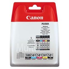 Canon originln ink PGI-580 PGBK/CLI-581 CMYK, 2078C005, CMYK, 1*11.2 + 4*5.6ml, 5-pack
