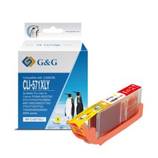 G&amp;G kompatibiln ink s CLI571Y XL, NP-C-0CL571XLY, yellow, 10,8ml, ml high capacity