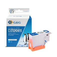G&amp;G kompatibiln ink s C13T02H24010, NP-E-0202XLC, cyan