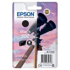 Epson originln ink C13T02V14010, T02V140, 502, black, 210str., 4.6ml