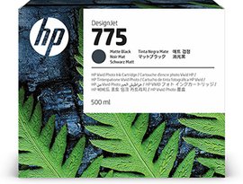 HP originln ink 1XB22A, HP 775, Matte Black, 500ml