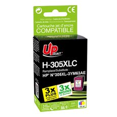 UPrint kompatibiln ink s 3YM63AE, HP 305XL, H-305XLCL, Tri-colour, 350str., High yield
