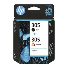 HP originln ink 6ZD17AE, HP 305, 2-pack