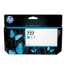 HP originln ink B3P19A, HP 727, cyan, 130ml