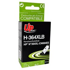 UPrint kompatibiln ink s CN684EE, HP 364XL, H-364XLB, black, 20ml, s ipem