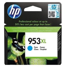 HP originln ink F6U16AE, HP 953XL, cyan, 1600str., 20ml, high capacity