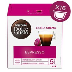 Kvov kapsle Nescaf Dolce Gusto espresso, 3x16 kapsl, velkoobchodn balen karton