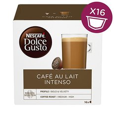 Kvov kapsle Nescaf Dolce Gusto caf au lait, intenso, 3x16 kapsl, velkoobchodn balen karton