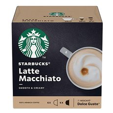 Kvov kapsle Starbucks latte macchiato, 3x12 kapsl, velkoobchodn balen karton