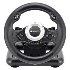 Volant Defender TURBO PRO, 10tl., USB, ern, s pedly, PS3,PS4,PC,Xbox One,Xbox Series X/S,Nintendo