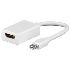 Video pevodnk, mini DisplayPort samec - HDMI samice, HDMI 1.3 - Standard, bl