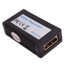 Video repeater/spojka, HDMI samice - HDMI samice, HDMI 1.3 - Standard, ern, aktivn prodluovac d