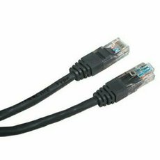 Sov LAN kabel UTP patchcord, Cat.5e, RJ45 samec - RJ45 samec, 0.5 m, nestnn, ern, economy