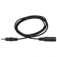 Prodluovac audio kabel Jack (3.5mm) samec - Jack (3.5mm) samice, 3m, ern