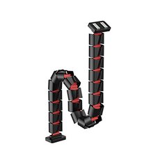 Organizr kabel, magnetick hus krk, erno-erven, 1285mm, pro vkov nastaviteln stoly, Powert