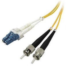 Optick Patch Cord Single mod (9/125), 2xLC - 2xST, 1m, economy