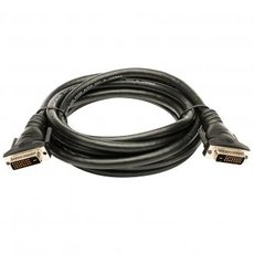 Video kabel DVI (24+1) samec - DVI (24+1) samec, Dual link, 3m, stnn, ern