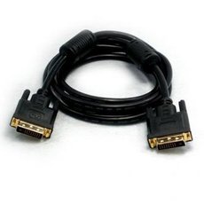 Video kabel DVI (24+1) samec - DVI (24+1) samec, Dual link, 10m, zlacen konektory, stnn, ern