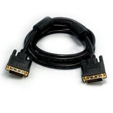 Video kabel DVI (24+1) samec - DVI (24+1) samec, Dual link, 10m, zlacen konektory, stnn, ern,