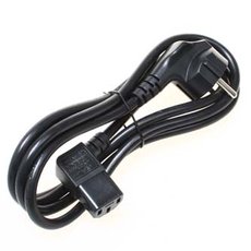 Sov kabel 230V napjec, CEE7 (vidlice) - C13, 5m, VDE approved, ern, lomen, DOPRODEJ
