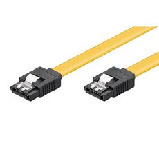 Kabel k hardisku datov, SATA samec - SATA samec, 0.5 m, 6 Gb/s, lut, baleno v sku