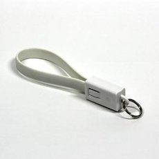 Logo USB kabel (2.0), USB A samec - microUSB samec, 0.2m, bl, blistr, klenka, DOPRODEJ