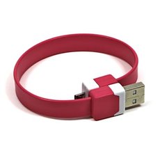 Logo USB kabel (2.0), USB A samec - microUSB samec, 0.25m, rov, blistr, nramek, DOPRODEJ