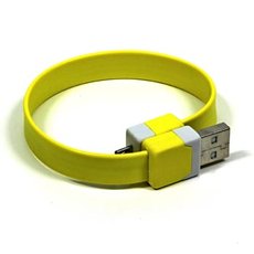 Logo USB kabel (2.0), USB A samec - microUSB samec, 0.25m, lut, blistr, nramek, DOPRODEJ