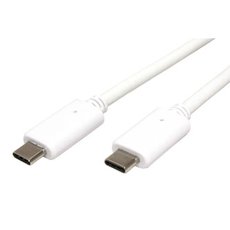 USB kabel (3.1), USB C samec - USB C samec, 1m, bl, plastic bag, USB Power Delivery, DOPRODEJ