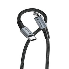 Verbatim USB kabel USB C samec - USB lightning samec, 60W, 1.2m, ern, box, 31844