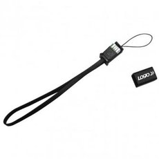 Logo USB kabel (2.0), USB A samec - miniUSB samec, 0.3m, ern, poutko na fok, DOPRODEJ