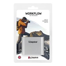 Kingston teka pamovch karet USB (3.2), Workflow Dual-Slot SDHC/SDXC UHS-II Card Reader, SD, ext