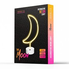 Neon on a stand MOON white NNE06 Neolia