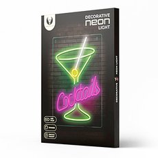 Neon PLEXI LED COCKTAILS pink green FPNE02X Forever Light