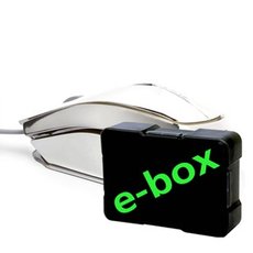 My drtov, E-blue MOOD, stbrn, optick, 2400DPI, e-box