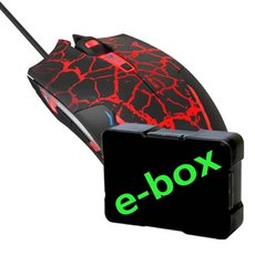 My drtov, E-blue Cobra, erno-erven, optick, 2500DPI, e-box