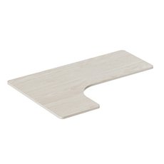 Deska stolu rohov, akt, 160x110-60x1,8 cm, laminovan devotska, Powerton