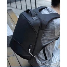 Batoh na notebook 15,6&quot;, NB007, ern z polyesteru/polyethylenu/nylonu, nen snadn vykrst, DO