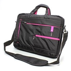 Taka na notebook 15,6&quot;, ern s rovmi prvky z nylonu, NT006 typ Crown, DOPRODEJ