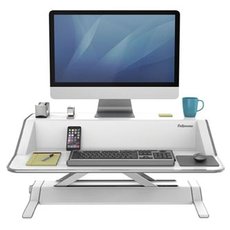 Pracovn stanice, Sit-Stand Lotus, bl, plast-kov, Fellowes, DOPRODEJ