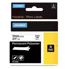 Dymo originln pska do tiskrny ttk, Dymo, 18484, ern tisk/bl podklad, 5.5m, 19mm, RHINO pe