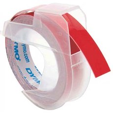 Dymo originln pska do tiskrny ttk, Dymo, S0898150, bl tisk/erven podklad, 3m, 9mm, baleno