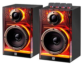 Defender reproduktory FUTURO, 2.0, 20W, ern, AUX/Bluetooth, podsvcen
