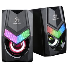 Marvo reproduktory SG-118, 6W, ern, podsvcen