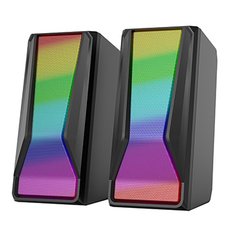 Marvo reproduktory SG-274, 6W, ern, Bluetooth, podsvcen