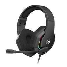 A4Tech Bloody G260, sluchtka s mikrofonem, drtov, ern, hern sluchtka, USB