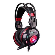 A4Tech G300, sluchtka s mikrofonem, drtovern, 2x 3.5 mm jack + USB