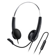 Genius HS-220U AI, sluchtka s mikrofonem, drtovern, 2.0, uzaven, USB - C